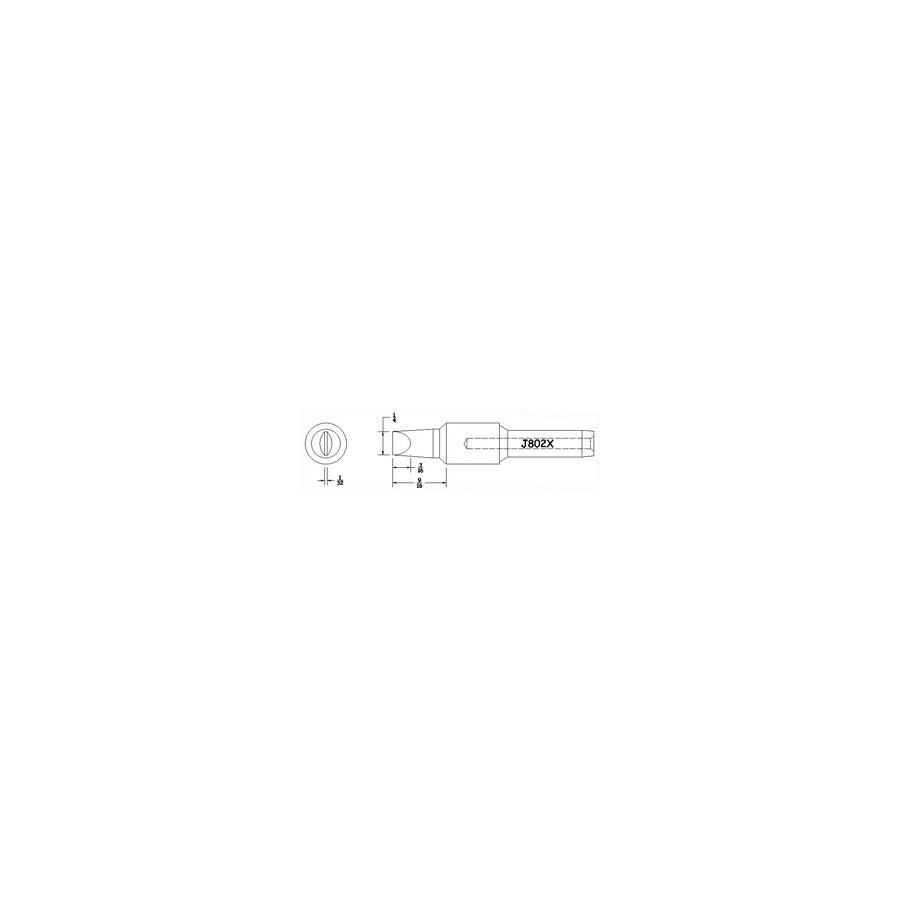 Hexacon J802X Soldering Tip for TOT-2300 Magnum Stations