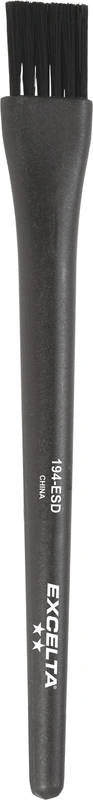 EXCELTA - 194-ESD, Brushes, Anti-Static, Straight, 0.5"x0.019", Plastic Handle, 6" OAL
