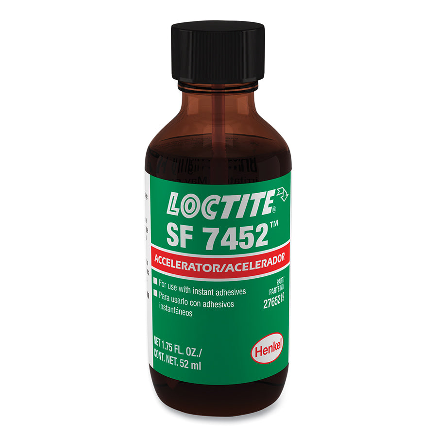 Loctite 7452 Accelerator, Clear, 1.75oz Bottle