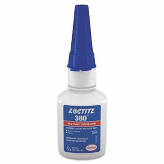 Loctite 380 Black Max Instant Adhesive, Toughened, Black, 1oz Bottle