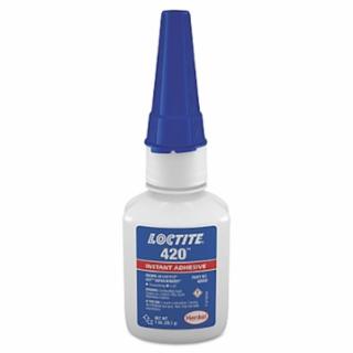 Loctite 420 Super Bonder Instant Adhesive, Wicking Type, Clear, 1oz Bottle