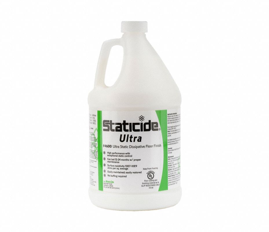 Staticide® 4600-1 Ultra Dissipative Floor Finish, 1 Gal.