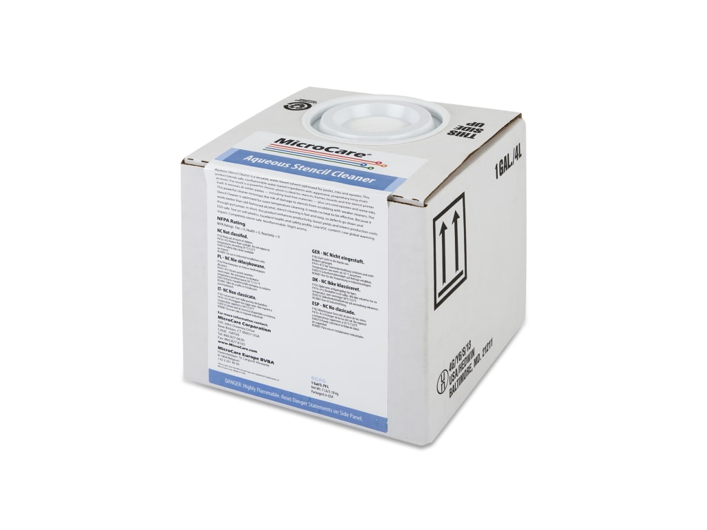 MicroCare MCC-BGAG Aqueous Stencil Cleaner, 1 Gallon Pail