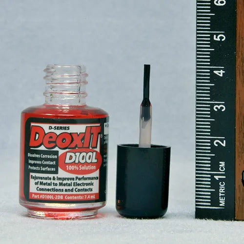 CAIG DeoxIT® D-Series D100L Brush Applicator, 100% solution, 7.4 mL
