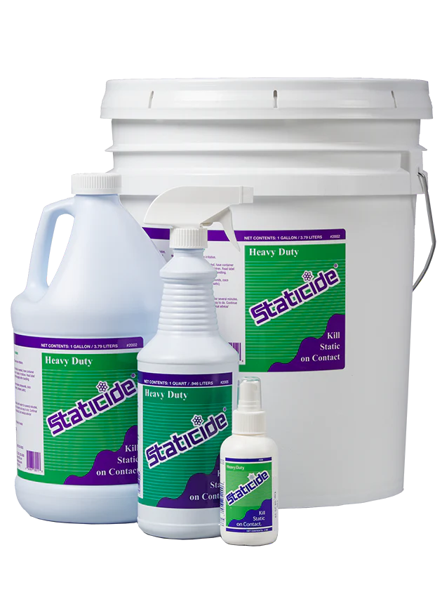 Staticide® 2002 Heavy Duty Static Eliminator - Carpet, Upholstry, & Fabric, 1 Gal.