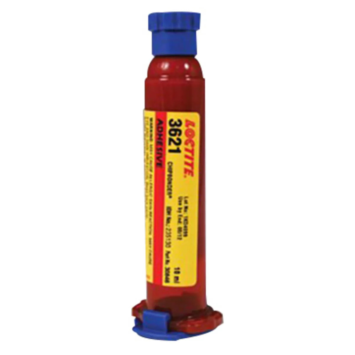 Loctite 3621 Chipbonder, One-Part Surface Mount Adhesive, Red, 10mL Syringe