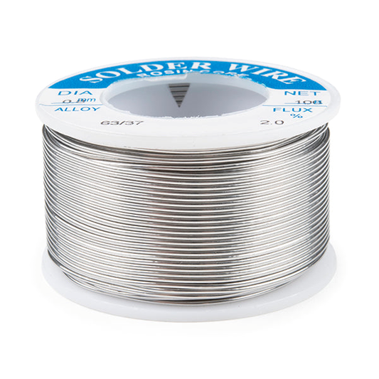 96.3/3.7Ag (Sn96) Tin/Silver Lead-Free, Rosin Core .062" Solder Wire, 1-lb. Spool