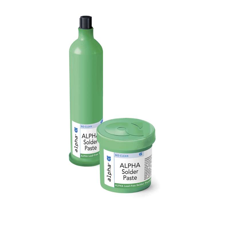 Alpha 152980, WS820 SAC305 Lead-Free Water-Soluble Solder Paste, Type 3, 600g Cartridge