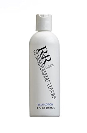 R & R Lotion ICL-8 I.C. Blue Pregloving Anti-Static Moisturizing Lotion, 8 oz. Bottle