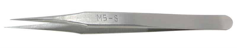 Erem M5S Micro Tweezer with Mini-Points, 3.25"