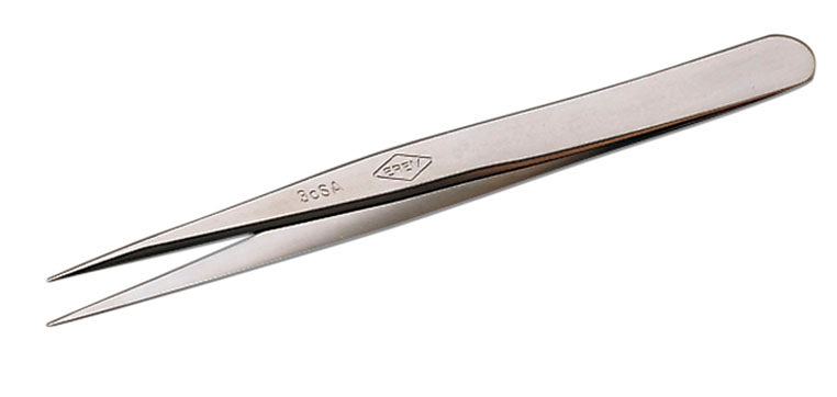 Erem EROP3CSA Economy Tweezers, Fine Pointed Tips, 4.25"