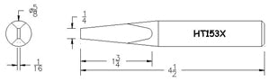 Hexacon HT153X 5/8" Dia, Long Tapered Soldering Tip