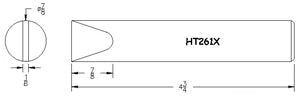 Hexacon HT261X 7/8" Chisel Soldering Tip