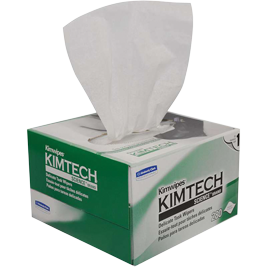 KimTech 34155 4.4" x 8.2" Science Wipes - Case of 60 Boxes, 286 Wipes per Box