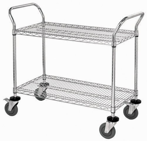 Quantum Chrome Utility Cart WRC-1836-2, 18" x 36"