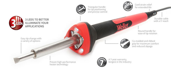 Weller SP40NKUS Medium Duty LED 40-Watt Soldering Iron Kit