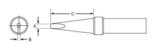 Weller PTC-8 Soldering Tip