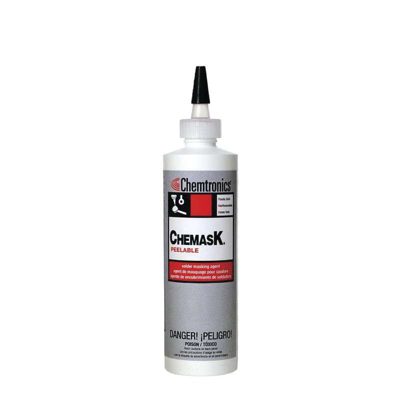 Chemtronics CM8 Chemask Peelable Solder Mask, 8 oz. Bottle