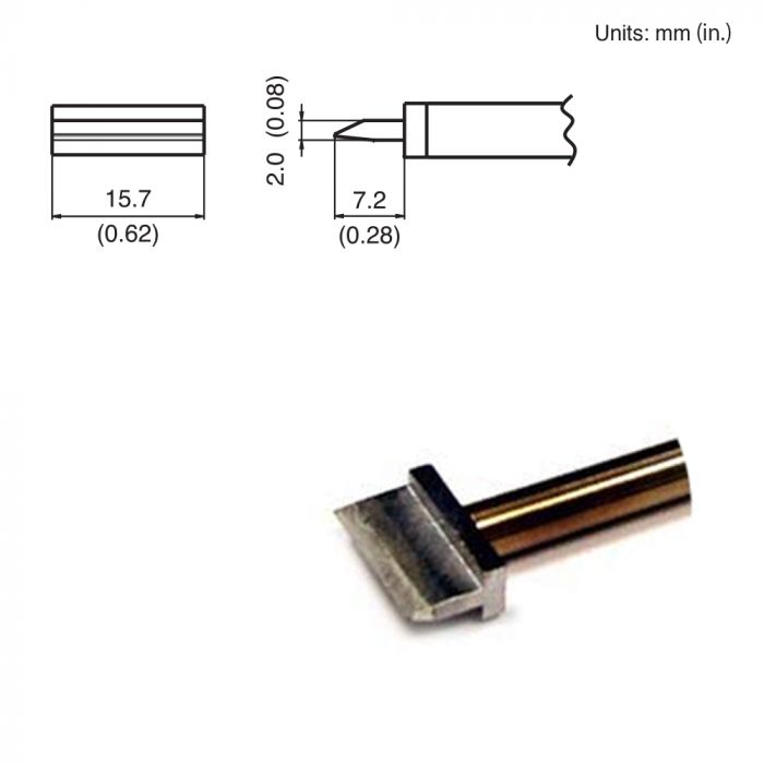 HAKKO T15-1402 15mm Blade Soldering Tip