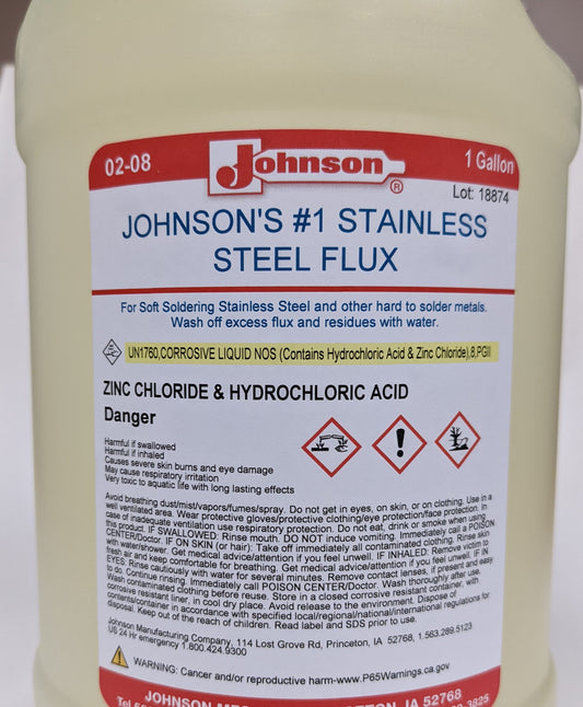 Johnson No.1 Stainless Steel Flux - Gallon