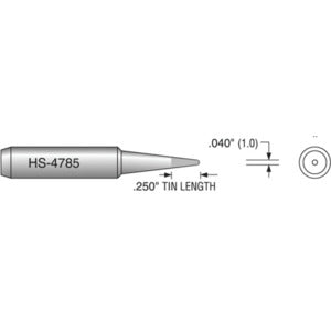 Plato HS-4785 Soldering Tip, .040" Conical