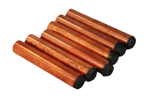 American Beauty 10534 Carbon Electrodes, 1/2" x 3", Pkg of 6