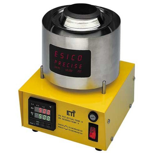 Esico PD24 Digital Solder Pot, 2" diameter, Leaded or Lead-Free
