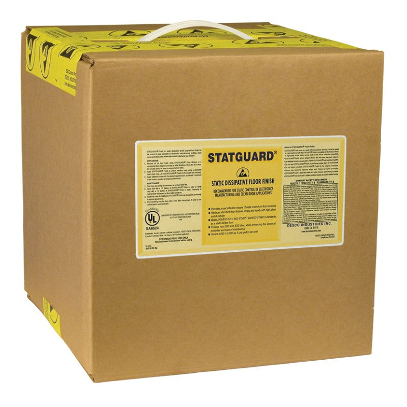Desco 10512 Floor Finish - 5 gallon, ESD Floor Wax