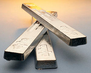 Alpha Sn63/Pb37 Tin/Lead Vaculoy Wave Solder Bar, Kilo Bar