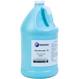 Techspray 2205-G Wondermask W Water-Soluble Solder Mask, 1 gallon