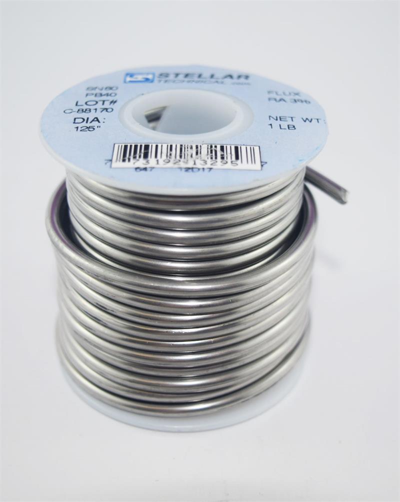 60/40 Tin/Lead Soldering Wire Reel Holder, 22 SWG, Packaging Size