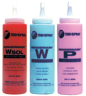 TechSpray 2211-8SQ Wondermask P Peelable Solder Mask, 8 oz Bottle