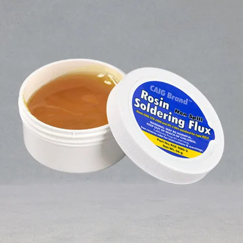 CAIG Rosin Soldering Flux, TYPE RSF-R80-2, Jar, 50 grams