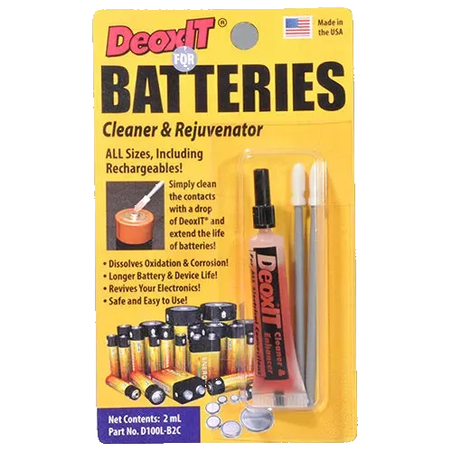 CAIG DeoxIT®, Battery Rejuvenator & Protector D100L-B2C (Battery Cleaning Kit)
