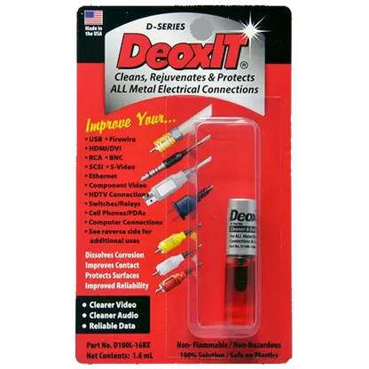 CAIG DeoxIT® D100L-16BX D-Series – Contact/Connector Treatment, Deoxidizer, Rejuvenator & Protectant