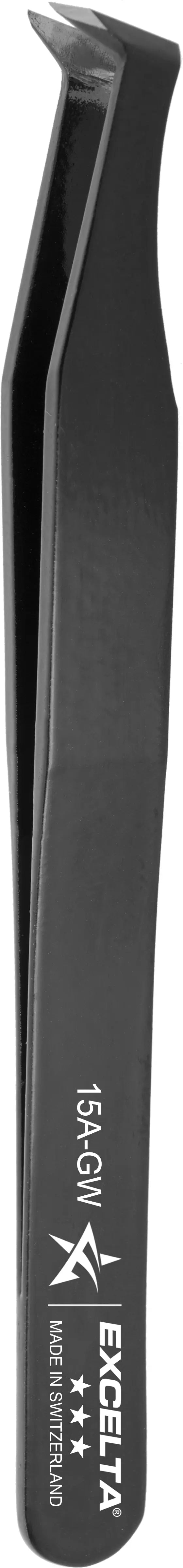 EXCELTA - 15A-GW, Tweezers, 3-Star, Cutting, 15A-GW Series, Carbon Steel, 4.5" OAL