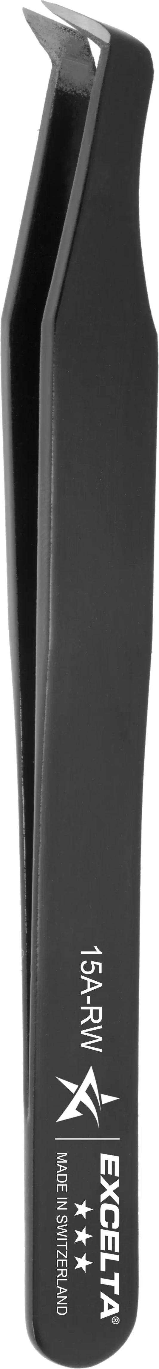 EXCELTA - 15A-RW Tweezers, 3-Star, Cutting, 15A-RW Series, Carbon Steel, 4.5" OAL