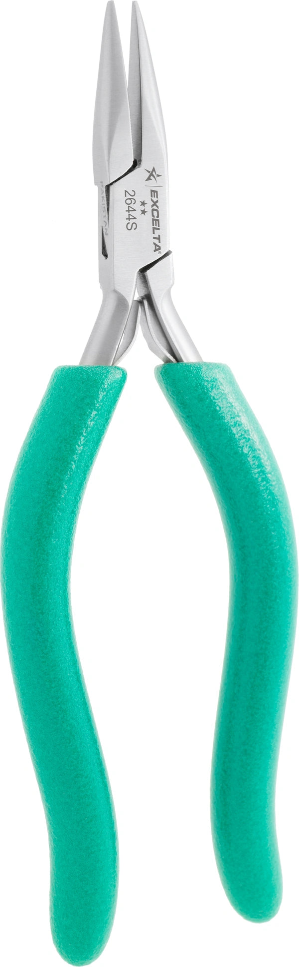EXCELTA - 2644S Pliers, Small Chain Nose, Smooth, 0.900" Jaw, 6.25" OAL, Stainless Steel