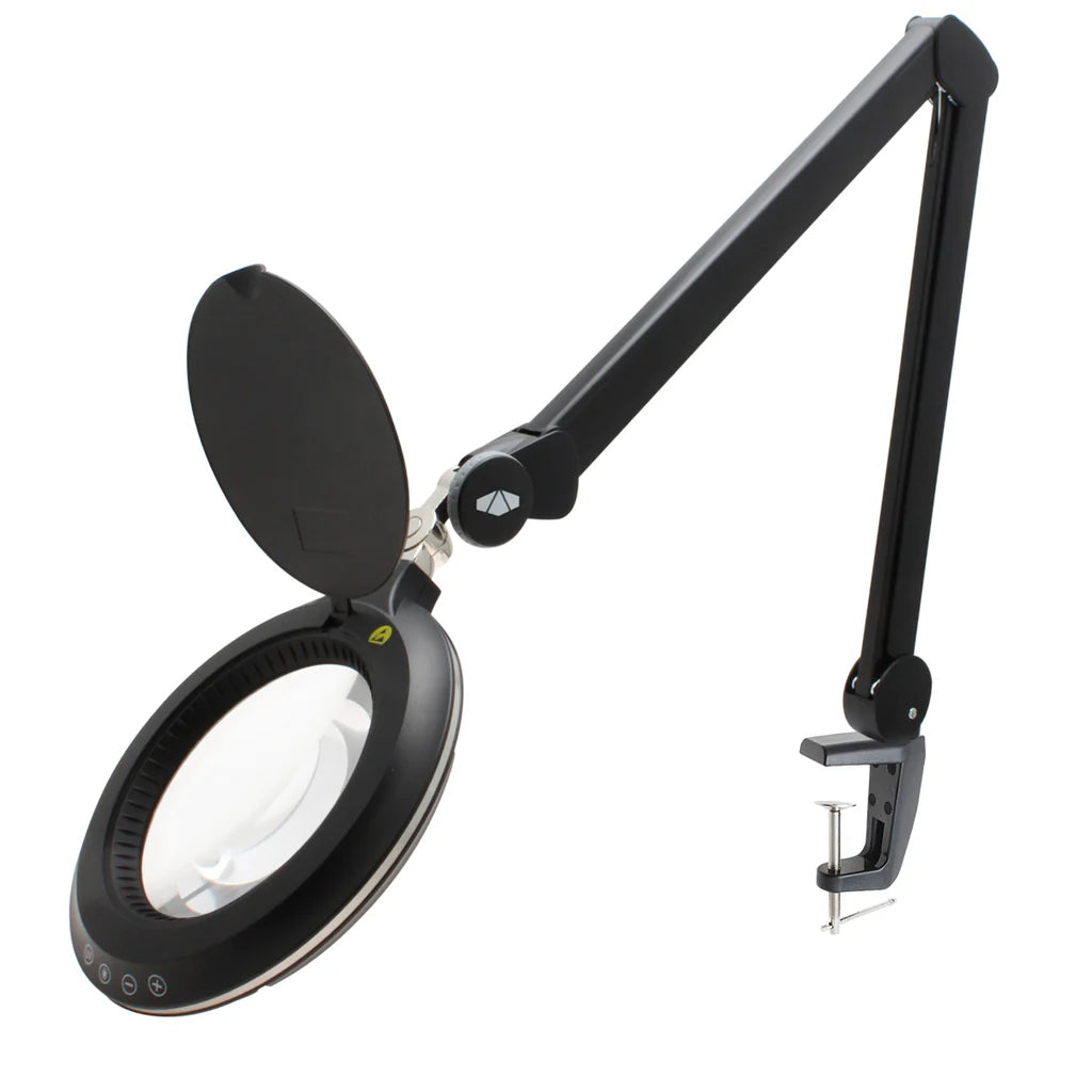 Aven 26504-LED-UV ProVue MAX UV LED Magnifying Lamp, 5-diopter Lens [2.5x], ESD-Safe