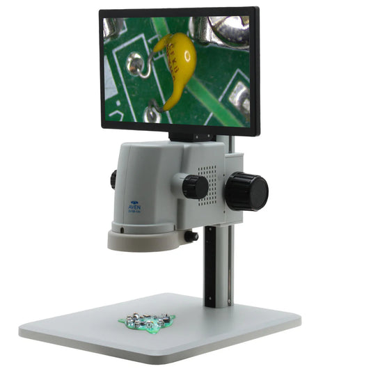Aven 26700-140 MicroVue Digital Microscope with Built-In HD Monitor [17 - 110x]