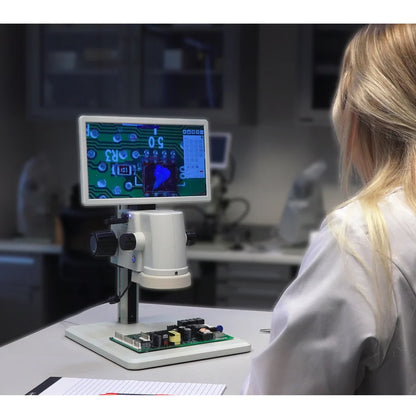 Aven 26700-140 MicroVue Digital Microscope with Built-In HD Monitor [17 - 110x]