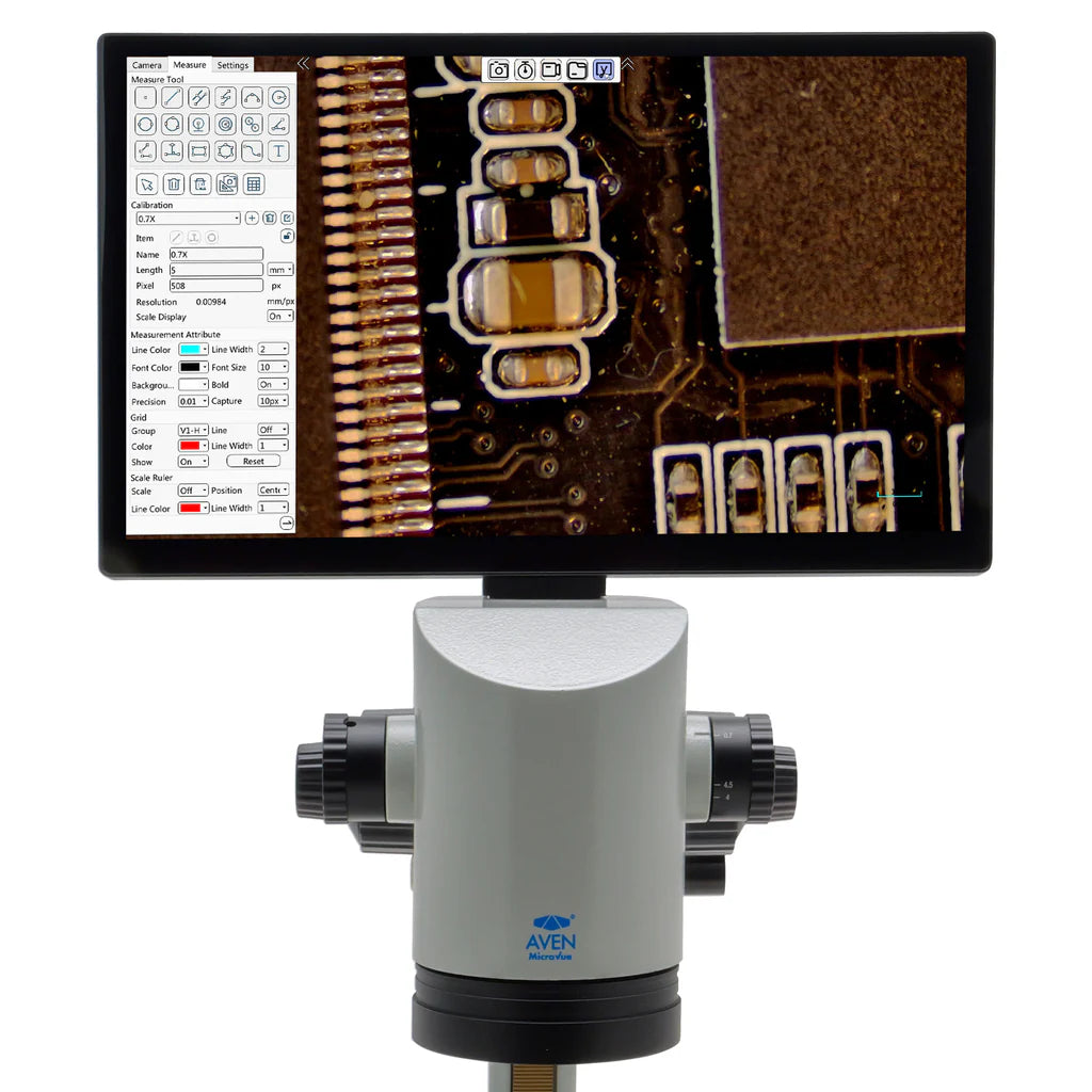Aven 26700-141 MicroVue 2.0 Digital Microscope with Built-In HD Monitor [20.7x - 133.4x]