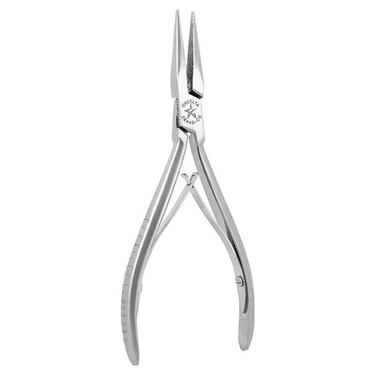 EXCELTA - 2844D-CR, Pliers, Medium Chain Nose, Serrated, 1.300" Jaw, 5.75" OAL, Stainless Steel
