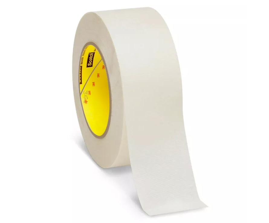 3M 361 Glass Tape, 2" x 60 yd x 6.4 Mil, White