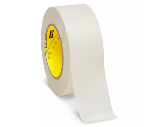 3M 361 Glass Tape, 2" x 60 yd x 6.4 Mil, White