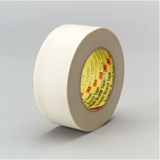 3M 361 Glass Tape, 2" x 60 yd x 6.4 Mil, White