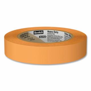 3M Scotch 2020 Heavy Duty Masking Tape, 1in x 60yd, Orange