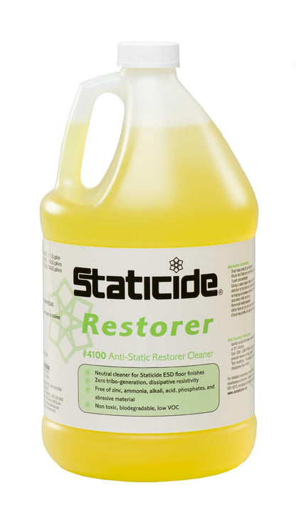 Staticide® 4100-1 Restorer Cleaner - Restores Gloss and Extends Staticide® Finish Strip Cycle