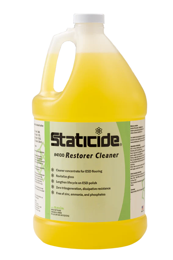 Staticide® 4100-1 Restorer Cleaner - Restores Gloss and Extends Staticide® Finish Strip Cycle