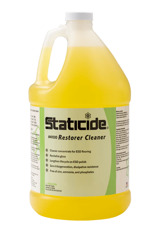 Staticide® 4100-1 Restorer Cleaner - Restores Gloss and Extends Staticide® Finish Strip Cycle